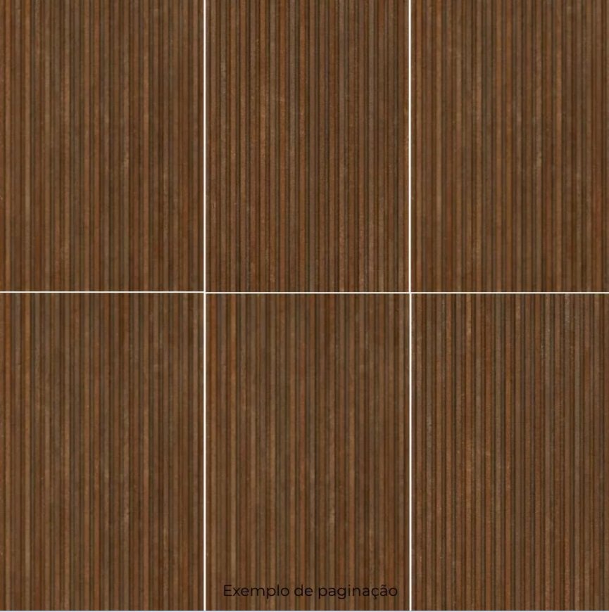 Revestimento de Parede Cerâmico Acetinado 60x105cm Karina Corten