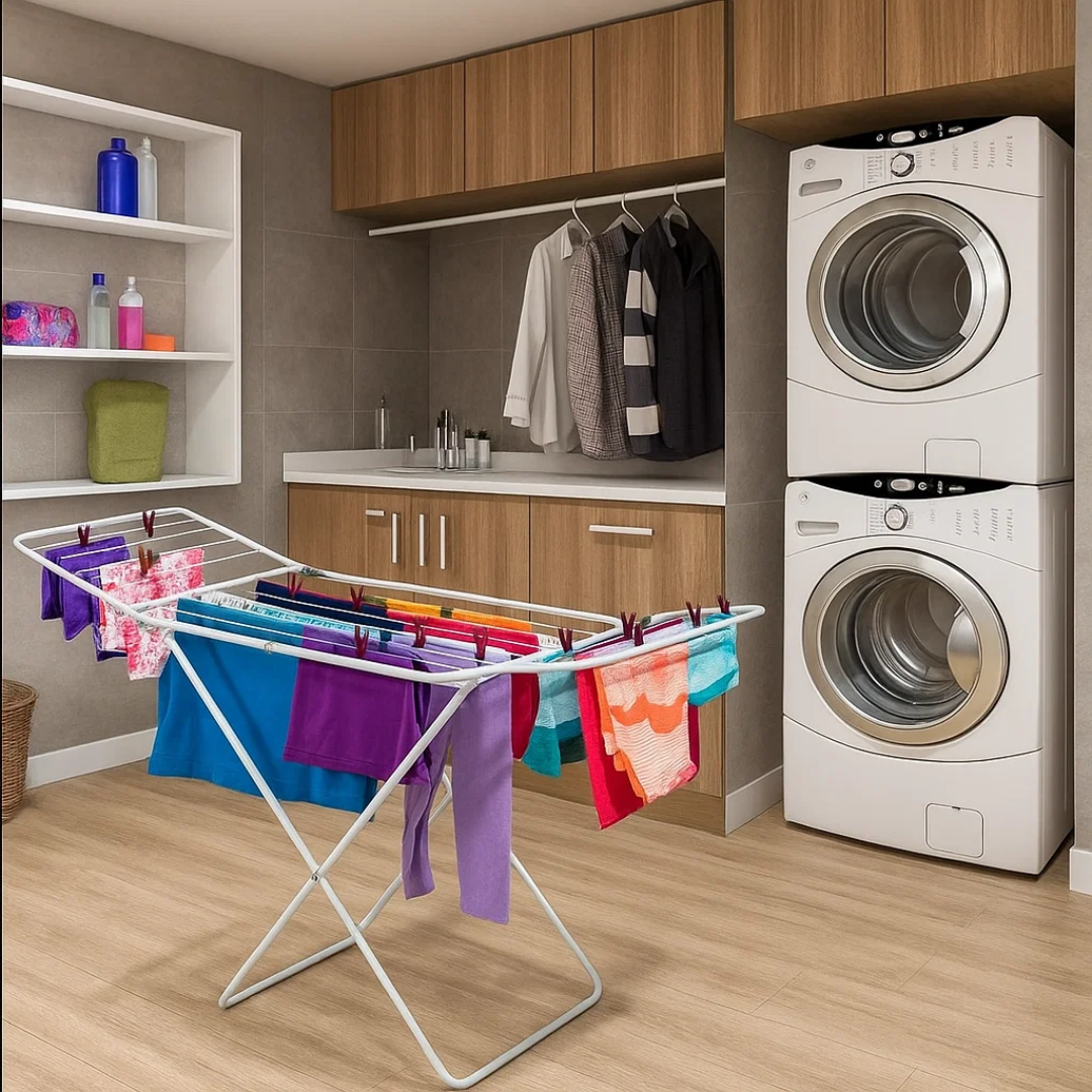 Varal de Ch&atilde;o com Abas Slim em ambiente