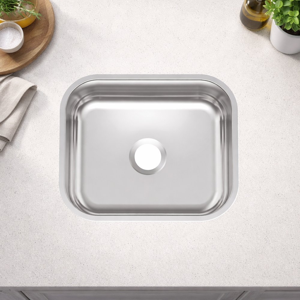 Cuba Inox Retangular Basic detalhe lateral