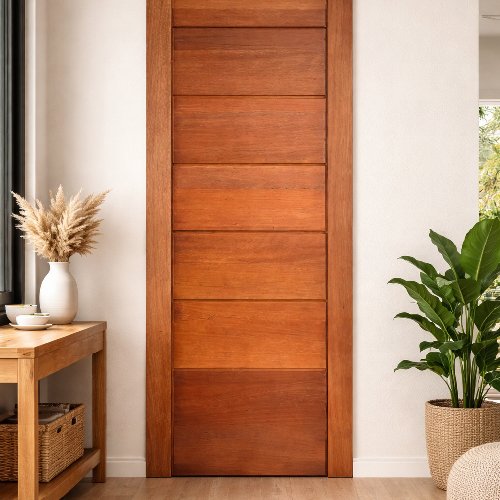 Porta REF52 Mista com Selador detalhe lateral