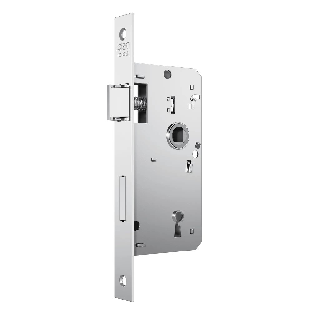 Fechadura Interna 814/33 Espelho Inox detalhe superior