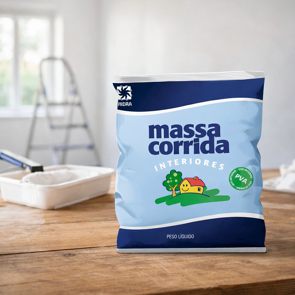 Massa Corrida Interna PVA 5kg Hidra detalhe