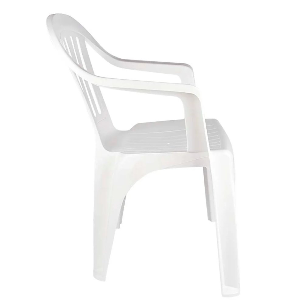 Poltrona Bela Vista Branca Mor detalhe lateral