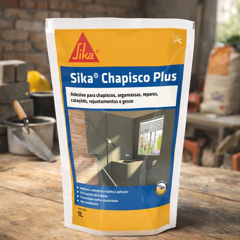 Sika Chapisco Plus 1L Sika detalhe